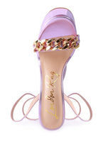 Load image into Gallery viewer, BIG BASH METALLIC HIGH PLATFORM CHUNKY SANDALS