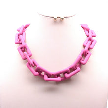 Load image into Gallery viewer, MATTE CHAIN NECKLACE SET