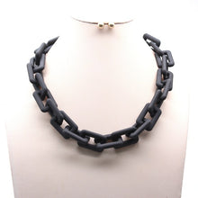 Load image into Gallery viewer, MATTE CHAIN NECKLACE SET