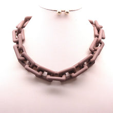 Load image into Gallery viewer, MATTE CHAIN NECKLACE SET