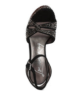 Load image into Gallery viewer, Bellini Microfiber High Block Heeled Sandals