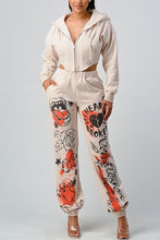Load image into Gallery viewer, CASUAL JACKET AND GRAPHIC PANTS SET