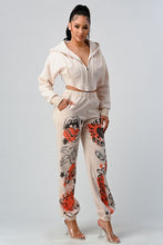 Load image into Gallery viewer, CASUAL JACKET AND GRAPHIC PANTS SET