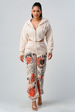 Load image into Gallery viewer, CASUAL JACKET AND GRAPHIC PANTS SET