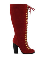 Load image into Gallery viewer, Street-Slay Antique Heeled Calf Boot