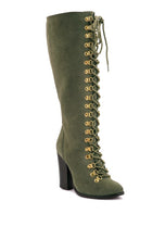 Load image into Gallery viewer, Street-Slay Antique Heeled Calf Boot