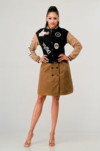 Load image into Gallery viewer, Black Queen letterman Jacket