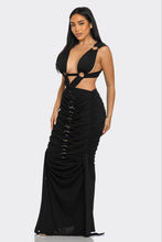 Load image into Gallery viewer, Sahara Mystique Pleated Gown