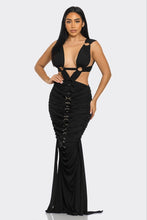 Load image into Gallery viewer, Sahara Mystique Pleated Gown