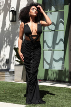 Load image into Gallery viewer, Sahara Mystique Pleated Gown