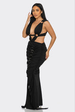 Load image into Gallery viewer, Sahara Mystique Pleated Gown