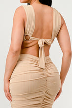 Load image into Gallery viewer, Sahara Mystique Pleated Gown