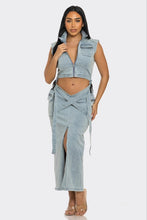 Load image into Gallery viewer, Modern Edge Denim Co-ord Set