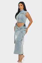 Load image into Gallery viewer, Modern Edge Denim Co-ord Set
