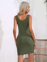 Load image into Gallery viewer, Scoop Neck Sleeveless Bodycon Dress