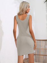 Load image into Gallery viewer, Scoop Neck Sleeveless Bodycon Dress