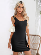 Load image into Gallery viewer, Scoop Neck Sleeveless Bodycon Dress