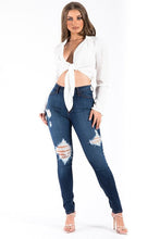 Load image into Gallery viewer, KYLIE SKINNY JEAN IN DARK WASH
