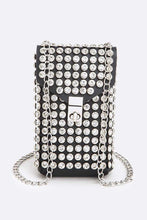 Load image into Gallery viewer, Crystal Studs Cellphone Convertible Bag
