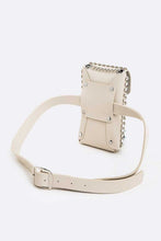 Load image into Gallery viewer, Crystal Studs Cellphone Convertible Bag
