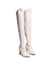 Load image into Gallery viewer, ZADE THIGH HIGH LONG BOOTS IN STRETCH PATENT PU
