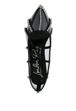 Load image into Gallery viewer, Diamante Clear High Heel Cage Pumps
