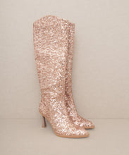 Load image into Gallery viewer, Jewel - Knee High Sequin Boots
