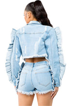 Load image into Gallery viewer, SEXY FASHION DENIM JACKET
