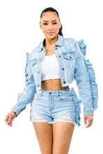 Load image into Gallery viewer, SEXY FASHION DENIM JACKET
