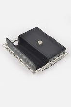 Load image into Gallery viewer, Rhinestone Top Handle Square Iconic Clutch
