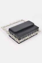 Load image into Gallery viewer, Rhinestone Top Handle Square Iconic Clutch
