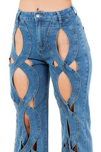 Load image into Gallery viewer, WOMEN FASHION STYLE DENIM PANTS
