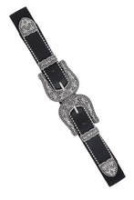 Load image into Gallery viewer, Filigree Western U Buckle Elastic Belt
