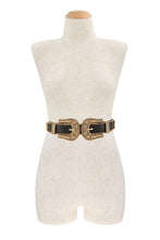 Load image into Gallery viewer, Filigree Western U Buckle Elastic Belt
