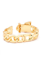 Load image into Gallery viewer, Crystal Buckle Chain Designed Iconic Bangle
