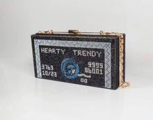 Load image into Gallery viewer, Centurion Card Crystal Clutch Purse
