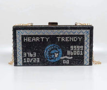 Load image into Gallery viewer, Centurion Card Crystal Clutch Purse
